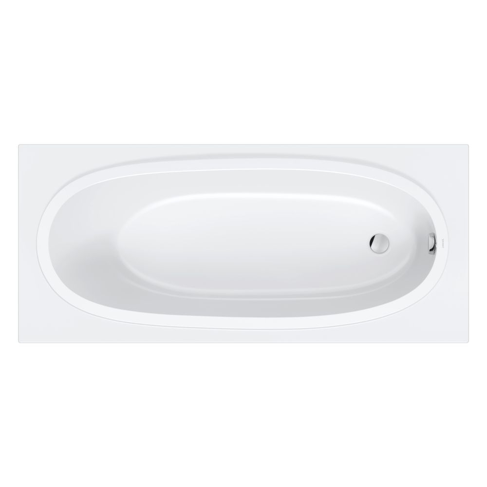 Duravit Balcoon baignoire 480x750x1700 mm, blanc, rectangulaire, encastrable, 1 dosseret variable, 107 l, habillage acrylique sans joint