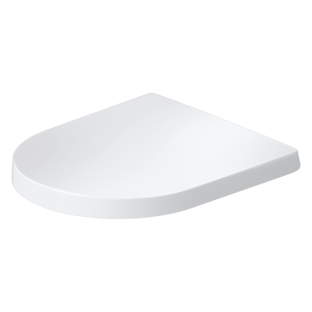Cuvette WC Duravit Balcoon, forme D, blanc soie mat 374x40x438 mm, sans abattant automatique. Garniture de siège amovible