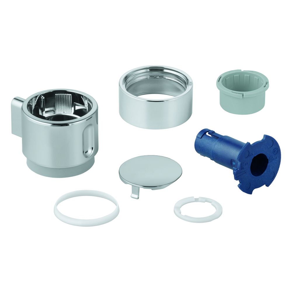 Grohe poignée d'arrêt pour kit de montage Grohtherm Thermostat, noir mat, 490812430