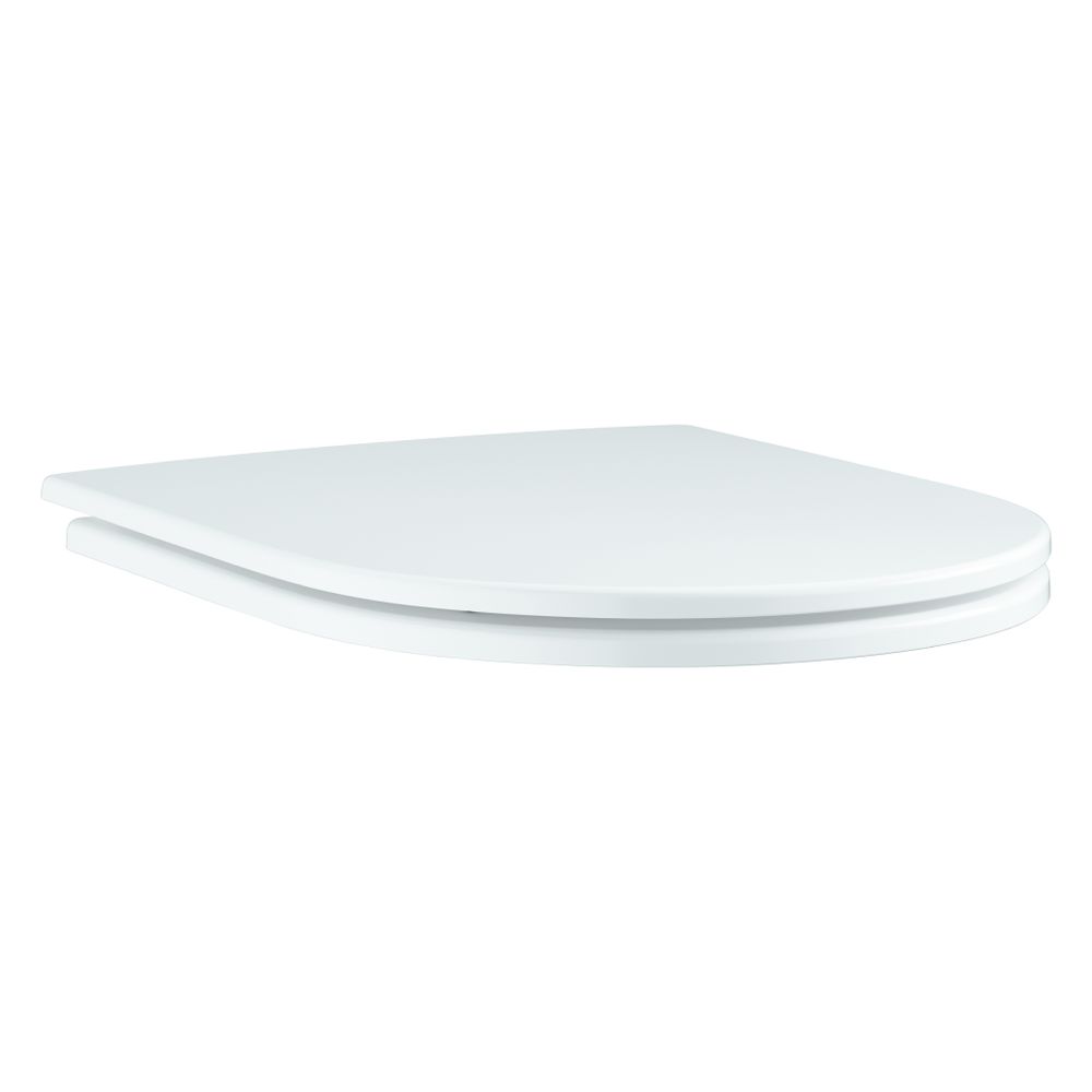 Grohe WC-Sitz Euro Keramik avec abaisseur automatique, avec couvercle, Alpinweiß, 102500SH00