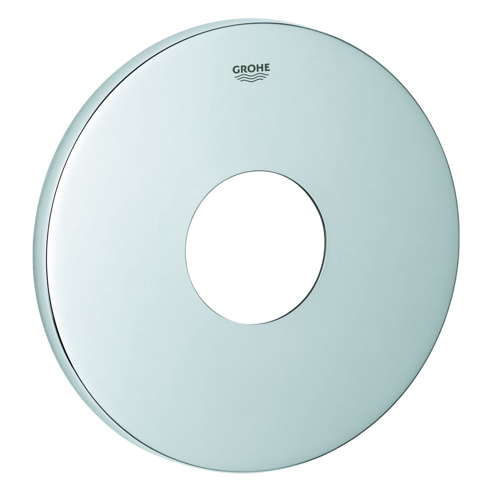 Grohe Rosette ronde pour jeu de montage prêt à poser mitigeur monotrou, orientable 6°, Phantom Black, 48428KF0