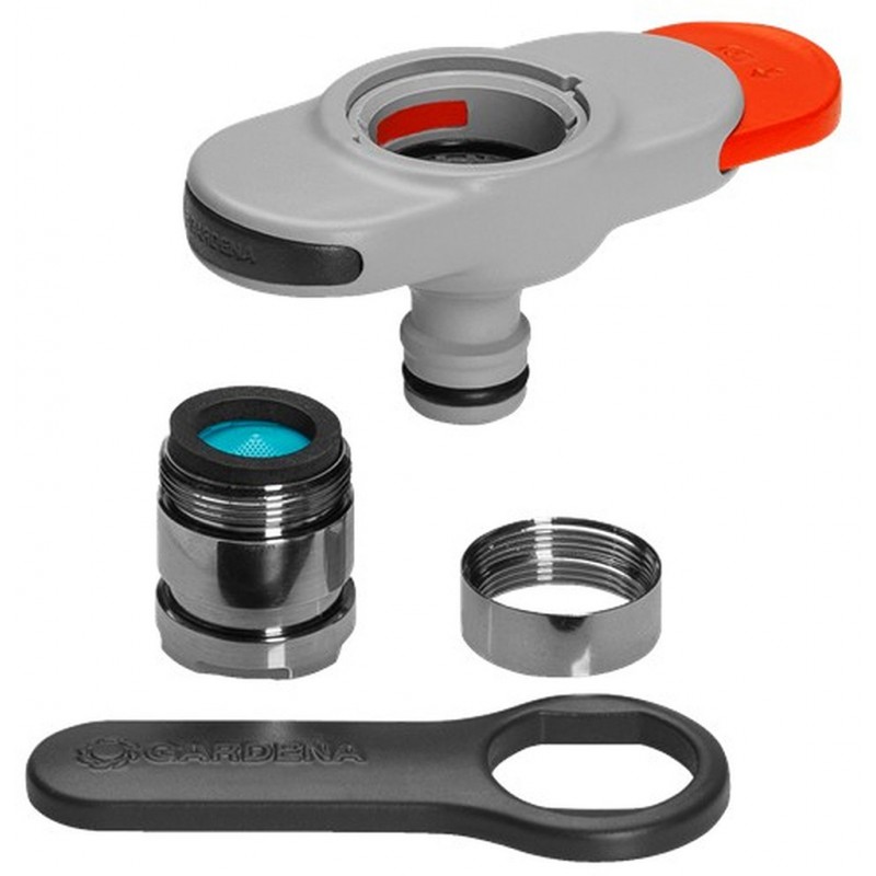 Gardena Raccord pour robinets intérieurs, pièce de robinet, 13 mm (1/2")-19 mm (3/4") 18210-20