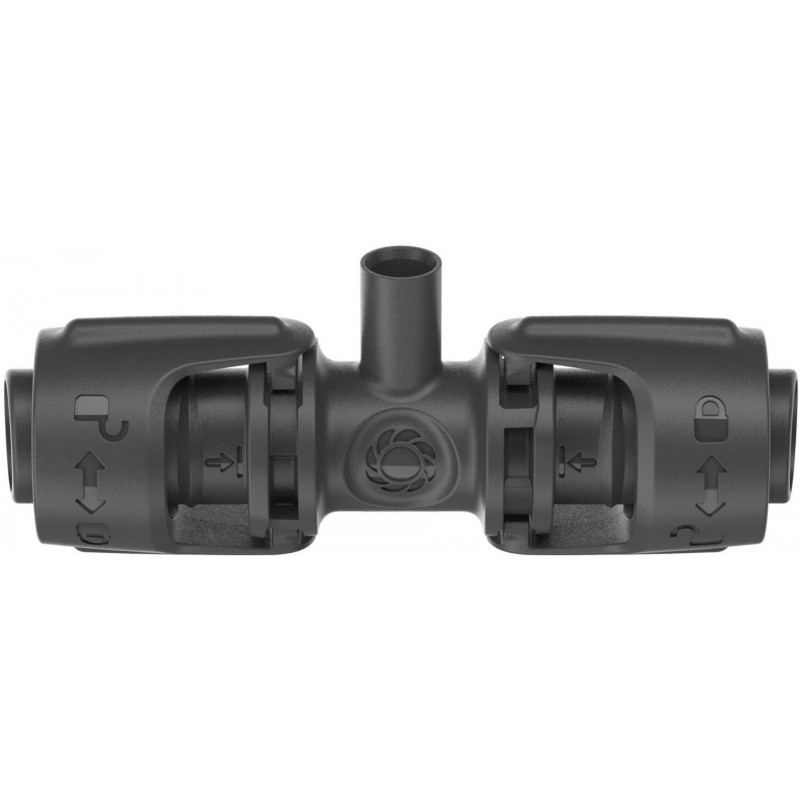 Pièce de raccordement GARDENA pour tuyau d'égouttement Micro-Drip-System, pièce en T pour buses de pulvérisation 13 mm (1/2") 1 Pack = 5 pièces — lot de 5 pièces