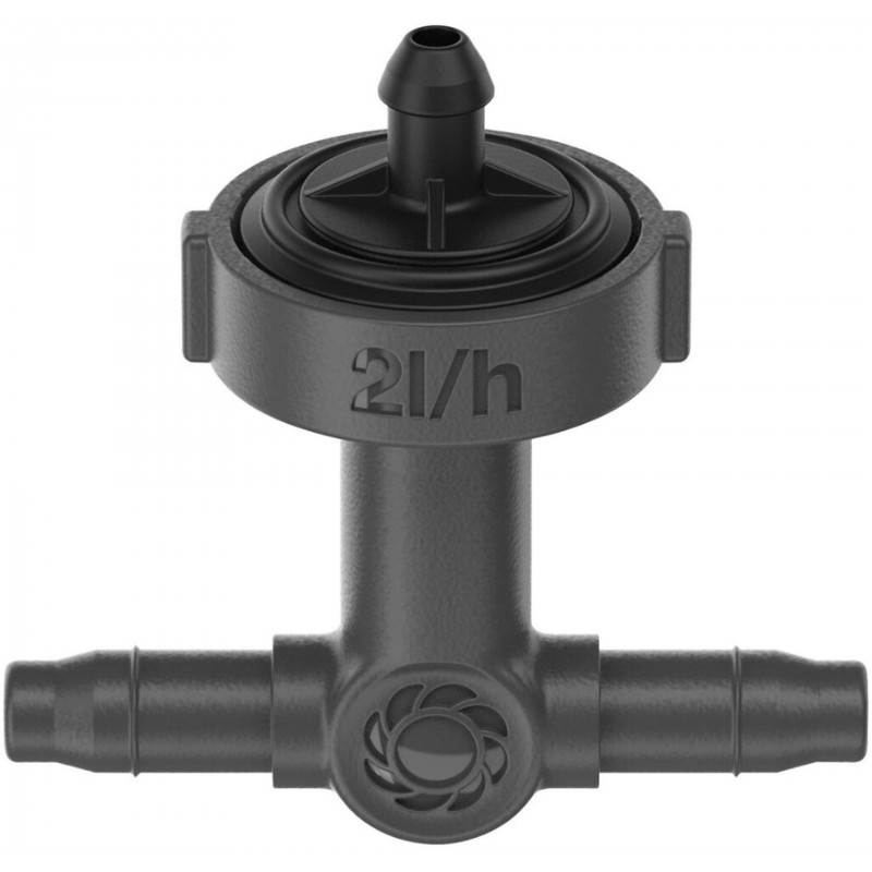 Goutteur en ligne GARDENA pour tuyau de micro-irrigation Micro-Drip-System 2 l/h 1 boîte = 10 pièces — lot de 10 pièces