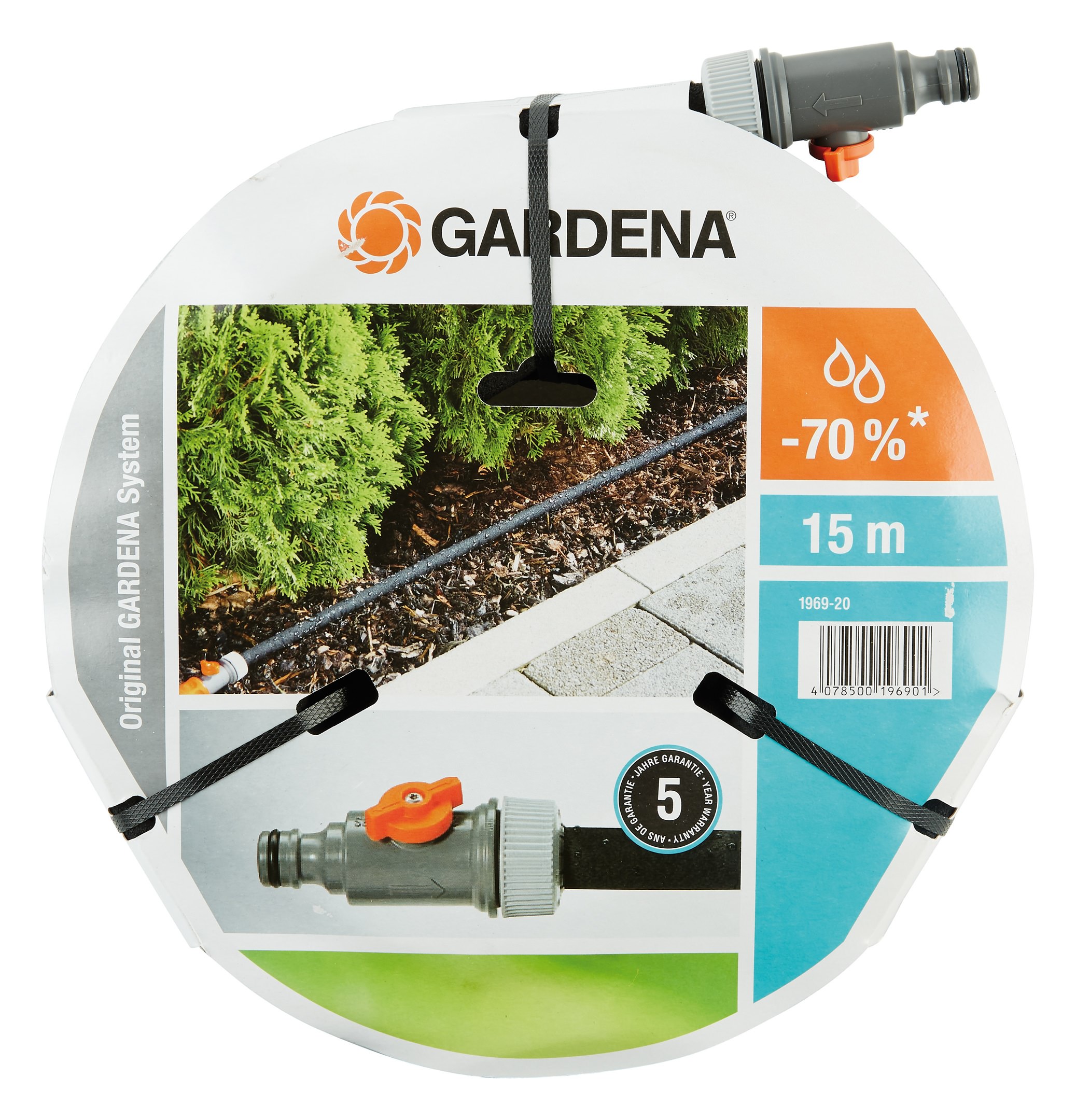 GARDENA Tube goutte-à-goutte 1969-20, 15 m
