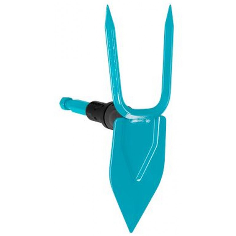 GARDENA Combisystem Houe de jardin à tête en forme de cœur 7 cm, 2 dents 3215-20