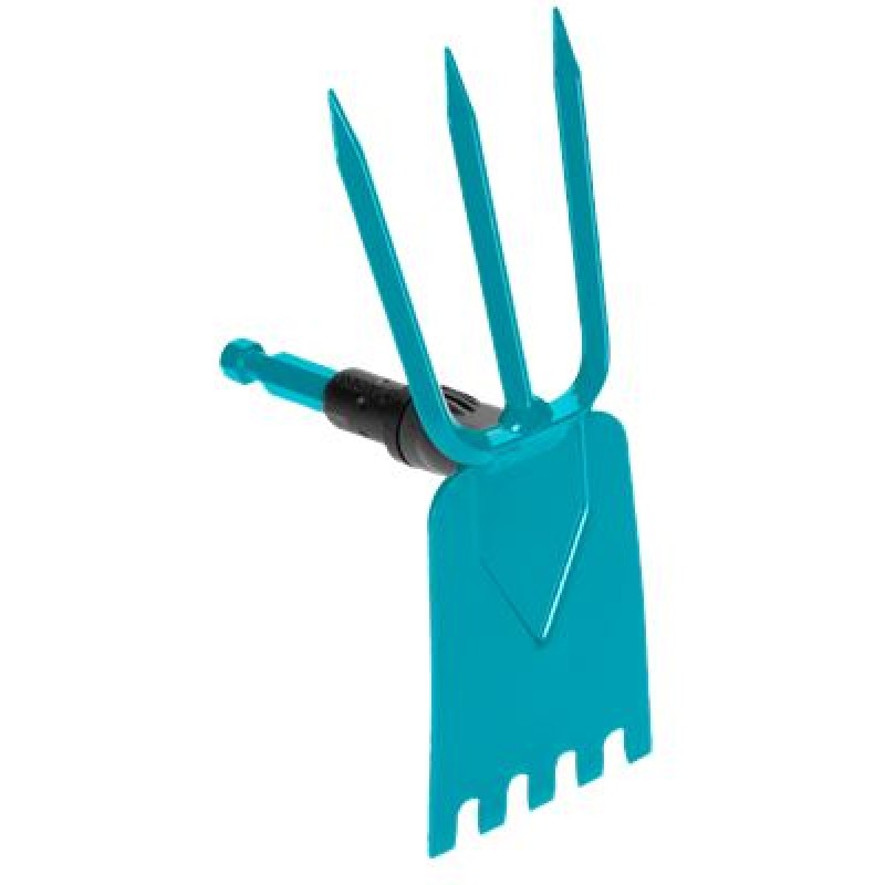 Gardena Combisystem - Houe à main pour jardin, 9 cm, 3 dents, 3219-20