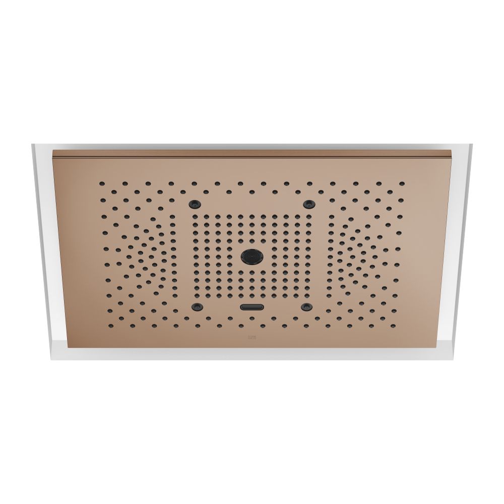 Panneau de pluie Dornbracht Serenity Sky plus pour encastrement au plafond 5 modes de jet 600x420mm, bronze brossé