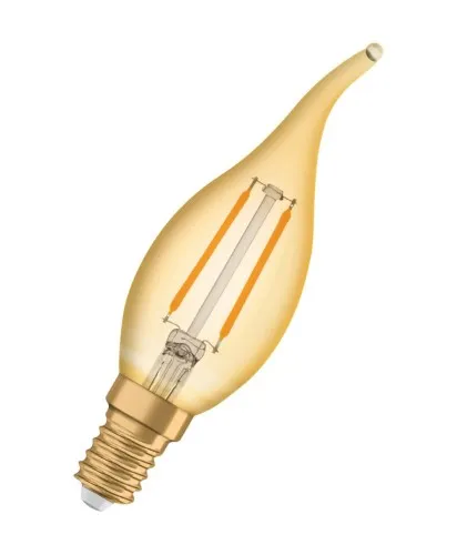 OSRAM Lampe LED Vintage E14 1906LCBA121,5W824FGD