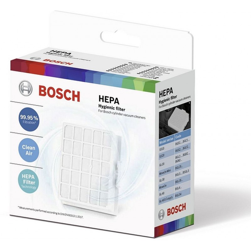 Filtre à air haute performance Bosch BBZ156HF
