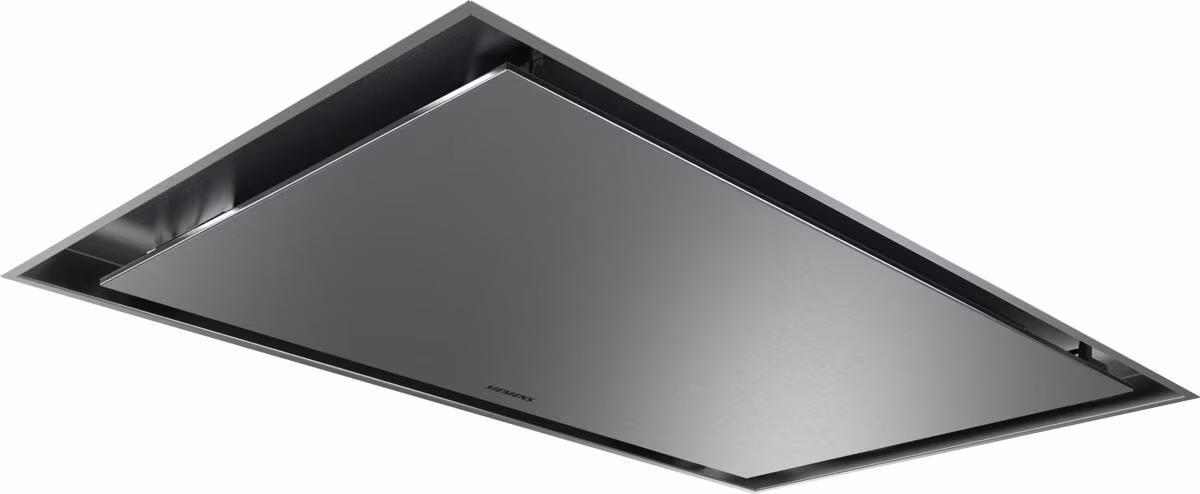 Siemens LR97CAQ50 iQ500 EEK : A Hotte décorative 90 cm, évacuation/recyclage, acier inoxydable