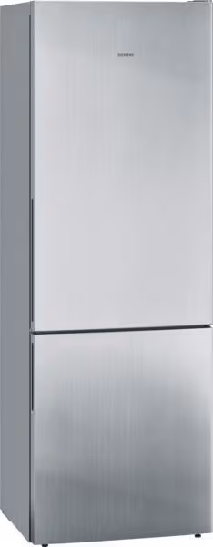 Siemens KG49EAICA iQ500 Réfrigérateur-congélateur sur pied, 70 cm de large, 419 L, lowFrost, Antifingerprint, Inox