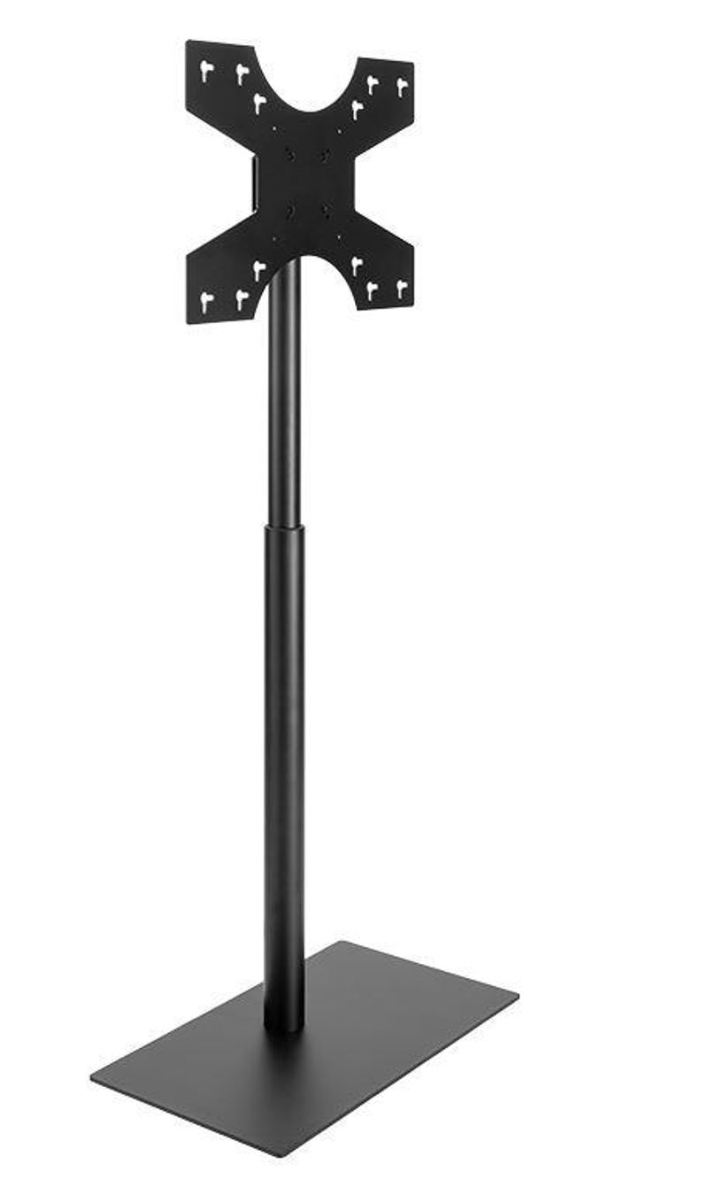 Support au sol HAGOR X-Stand Floorbase pour écrans LCD 81,3 cm (32") - 139,7 cm (55"), pivotant, réglable en hauteur