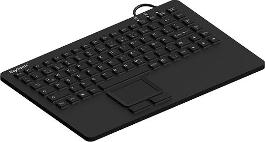 Clavier filaire KeySonic KSK-5230IN avec pavé tactile - UK QWERTY - noir LED, USB
