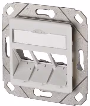 METZ CONNECT 1309161102-E Boîte de dérivation modulaire UPk 3 prises non équipée blanc pur