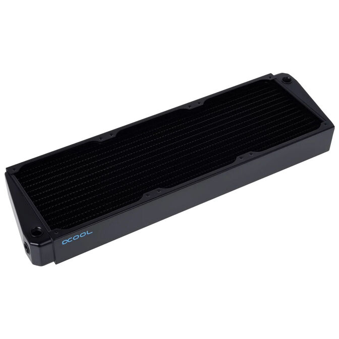Alphacool NexXxoS XT45 Radiateur en cuivre pleine masse X-Flow – 420 mm, noir