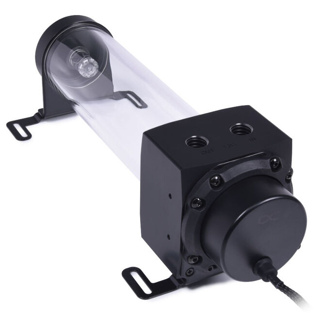 Alphacool Core 200 Aurora ARGB Réservoir de compensation avec pompe VPP, acrylique - noir