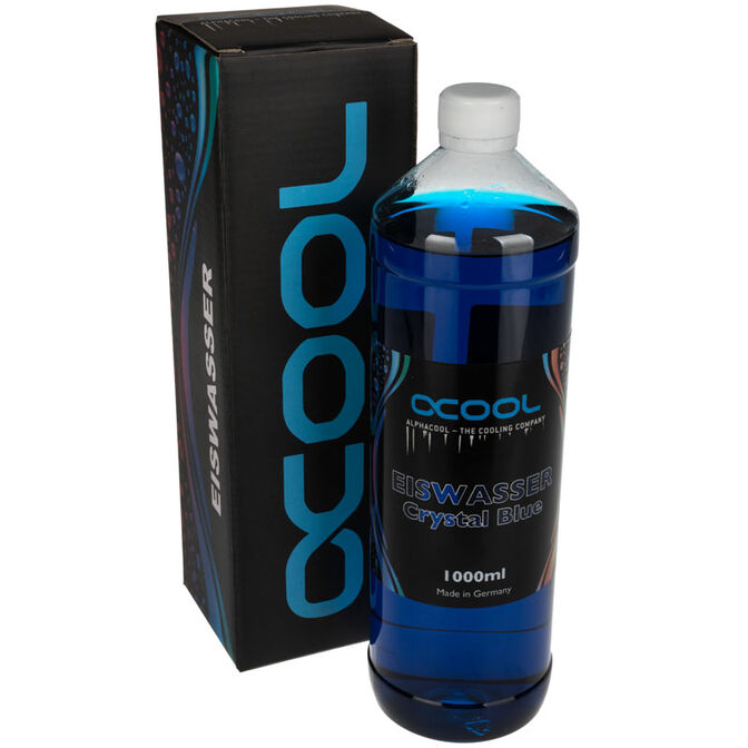 Alphacool Eiswasser Crystal Blue, mélange prêt à l'emploi 1000 ml - bleu