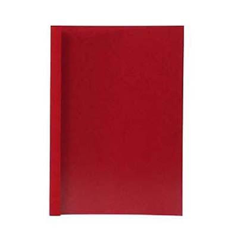 Chemises thermocollantes LMG DIN A4 rouge 2 mm 1 boîte = 50 unités — lot de 50 pièces