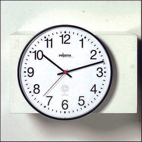 Horloge murale radio PEWETA Ø 30 cm noir