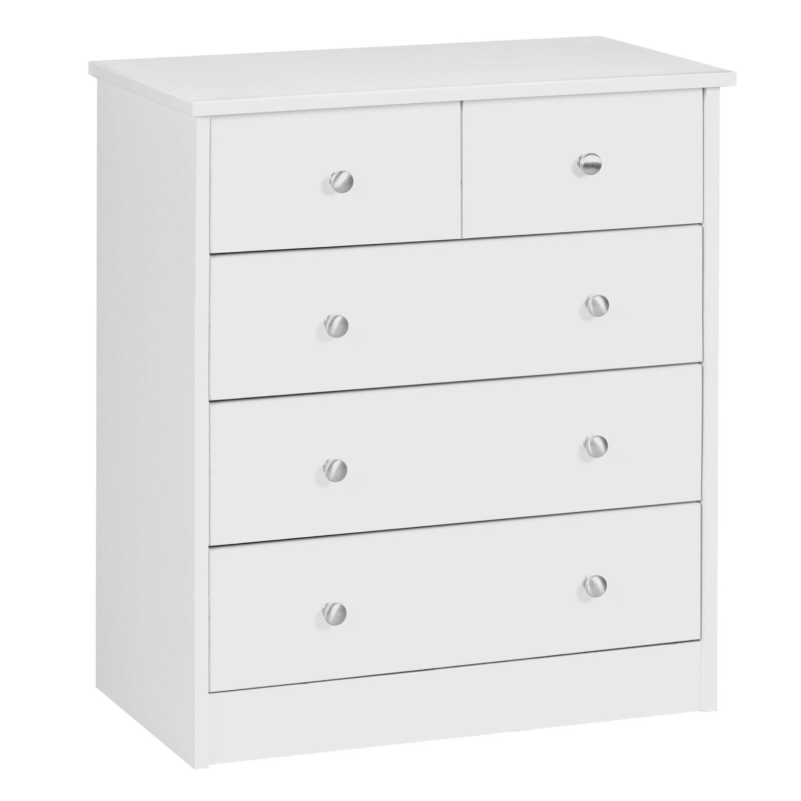 Commode design WOHNLING WL1.339 en bois blanc 60 cm x 35 cm x 70 cm