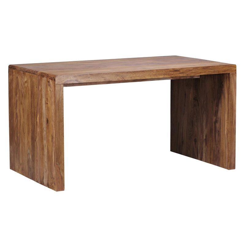 Bureau WOHNLING WL1.383 BOHA en bois massif Sheesham, 160 x 80 cm