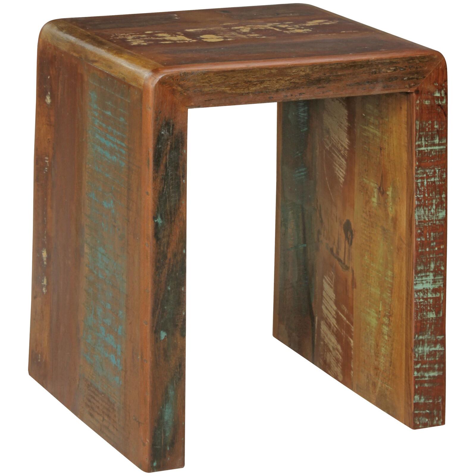 Table d'appoint WOHNLING WL5.070 KALKUTTA Marron 40 cm x 45 cm x 55 cm