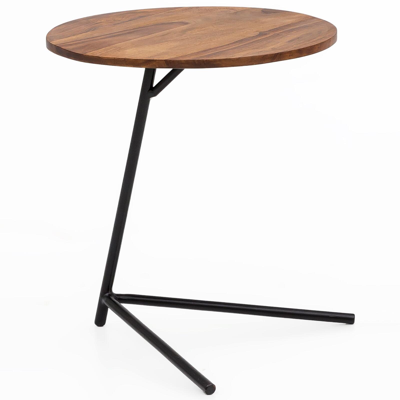 Table basse WOHNLING WL5.657 en Sheesham 40 cm x 40 cm x 46 cm