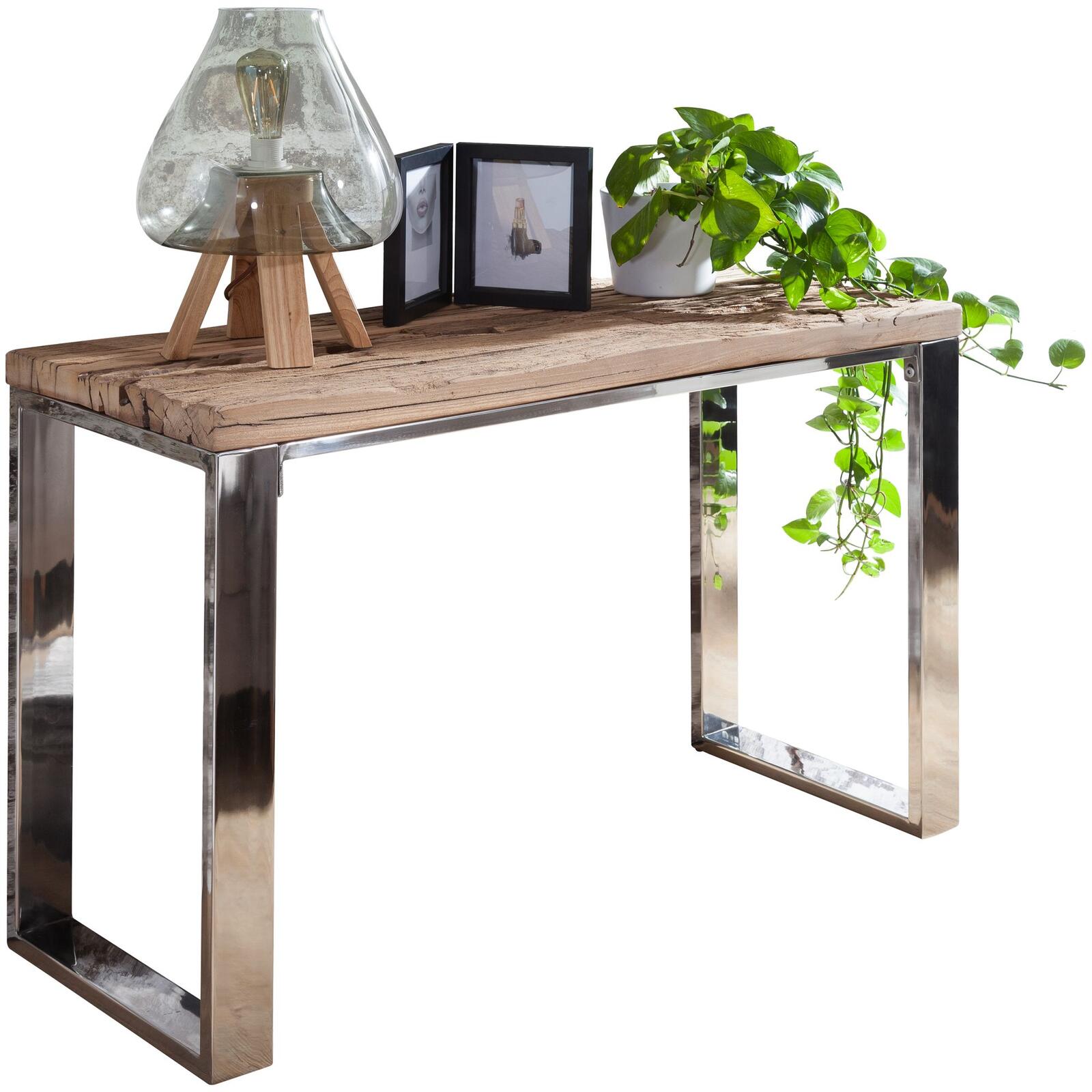 Table console WOHNLING WL5.685 en acacia 46 cm x 115 cm x 76 cm
