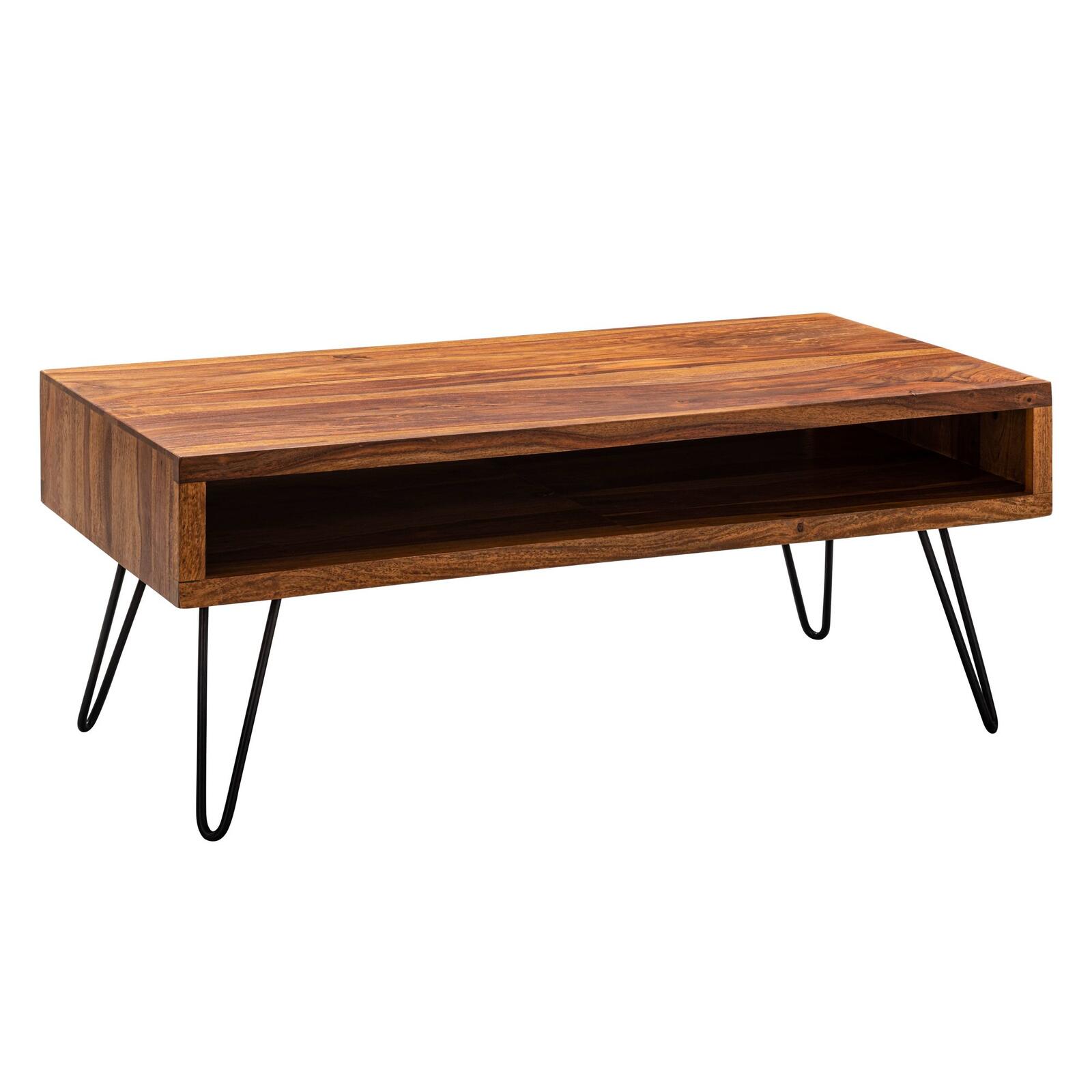 Table basse WOHNLING WL5.969 Sheesham 100 cm x 50 cm x 40 cm