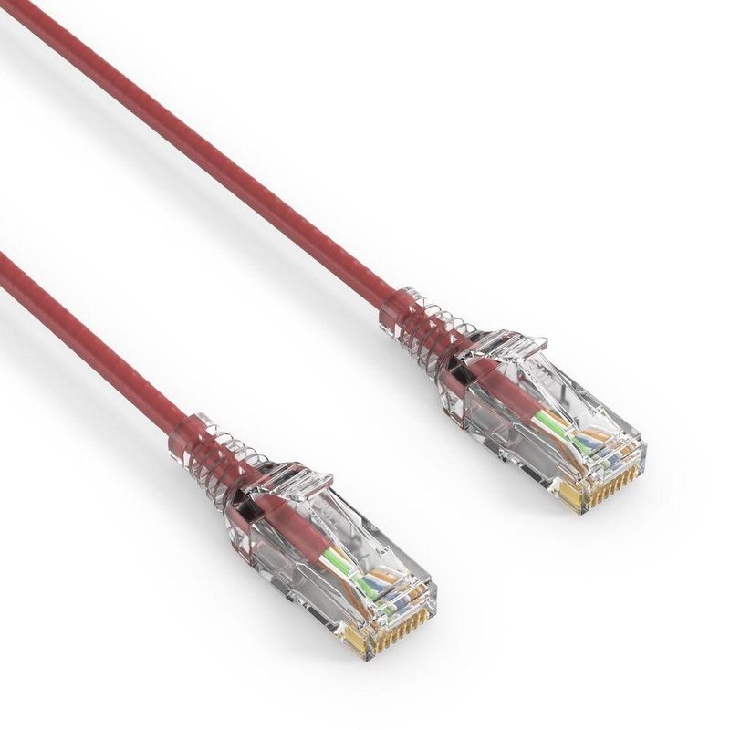 Câble de raccordement PureLink CAT 6 SLIM - UTP - LSOH - rouge - 1,50 m