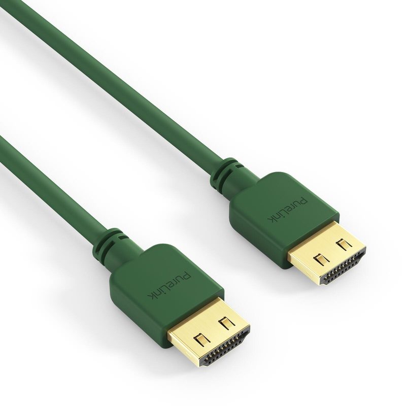 Câble HDMI PureLink - PureInstall - Slim 1,50 m - Vert SuperThin 4K Premium High Speed HDMI - 1,50 m, vert