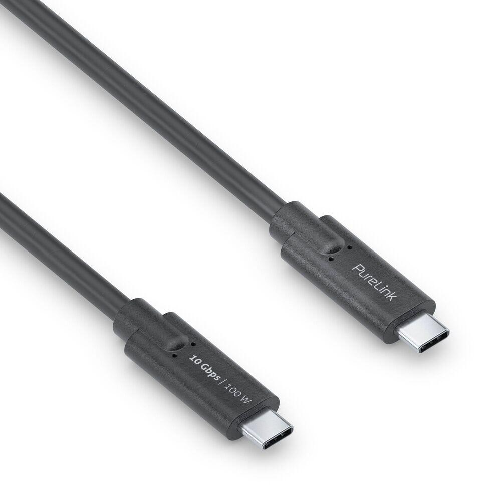 Câble PureLink USB-C vers USB-C - 3.1 Gen 2, 5 A, 10 G, DP Alt Mode - Série i - noir - 0,50 m