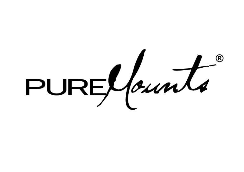 PureMounts PM-CART-80W Chariot rotatif jusqu'à 70 pouces, blanc