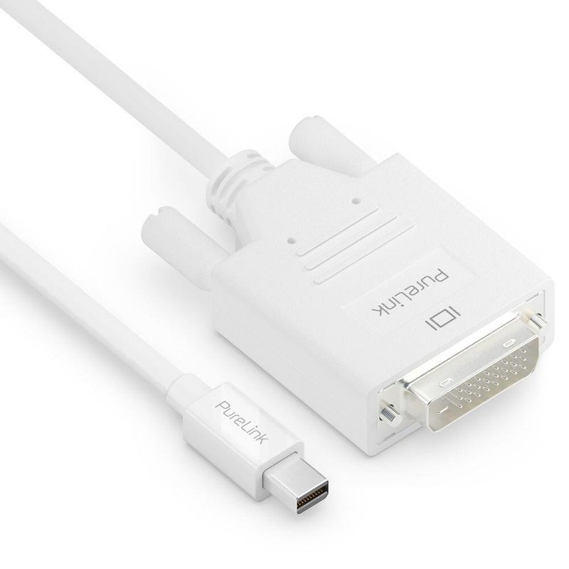 Câble Mini DisplayPort vers DVI PureLink - 1920x1200 - WUXGA - iSerie - blanc - 1,50 m Premium actif 2K