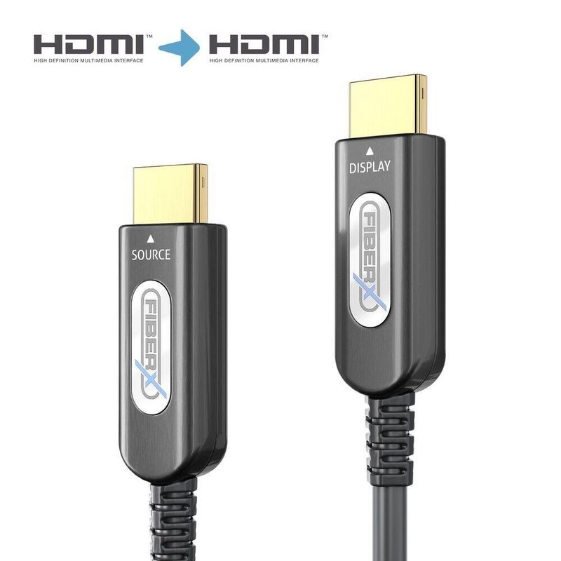Câble HDMI 4K FiberX Serie - Fibre optique blindée - 15 m