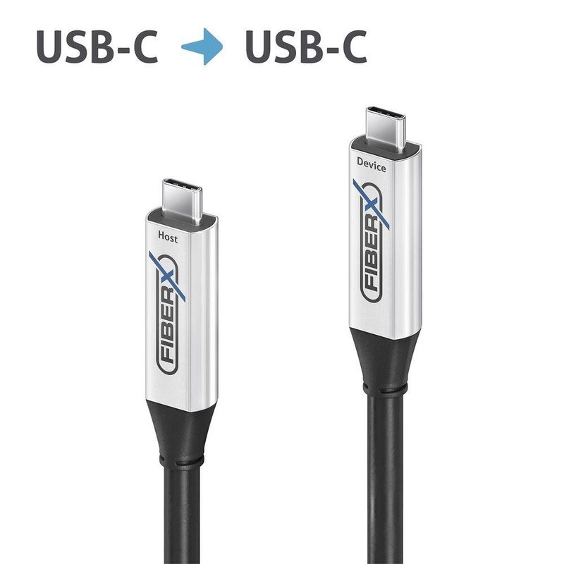 Câble USB 3.2 Gen 1 FiberX Série - Fibre optique active USB-C 15,0 m