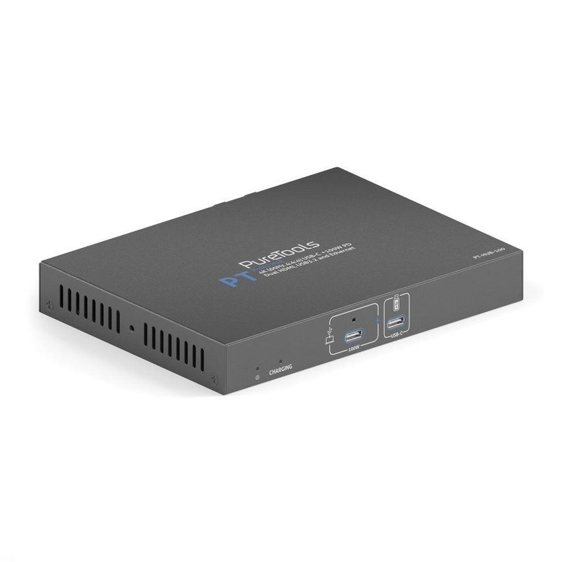 Station d'accueil ProAV USB-C PureTools - 4K (60 Hz 4:4:4) USB-C + sortie HDMI 4K double, USB 3.2 et Ethernet