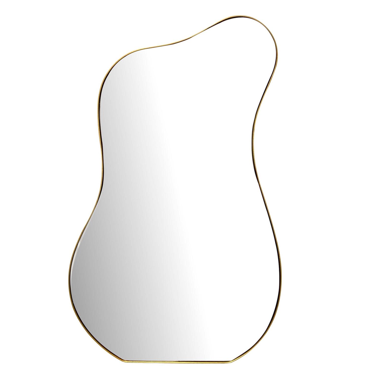 Miroir mural WOHNLING WL7.113 - Miroir décoratif en fer asymétrique avec cadre