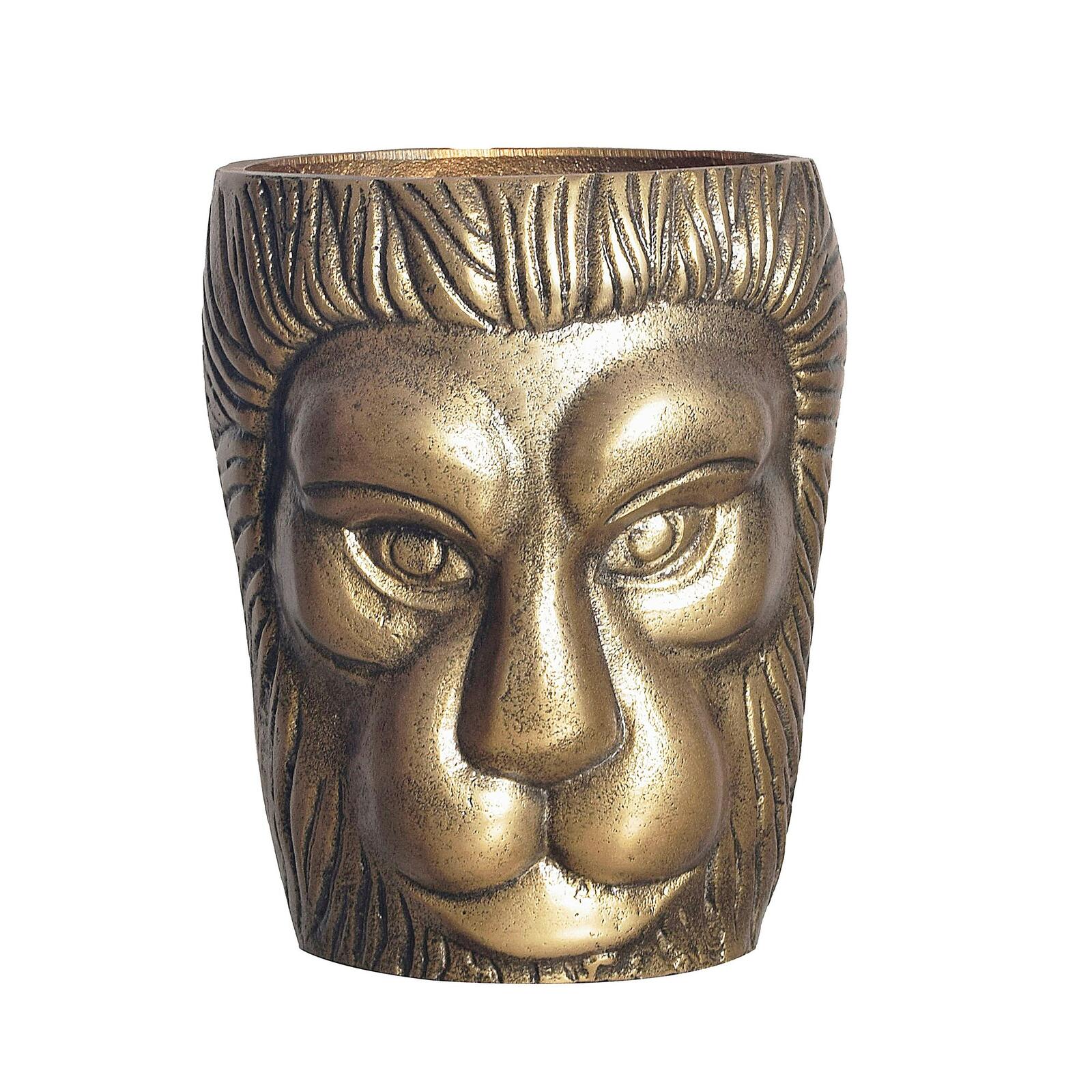 WOHNLING WL7.192 Vase Tête de lion Or