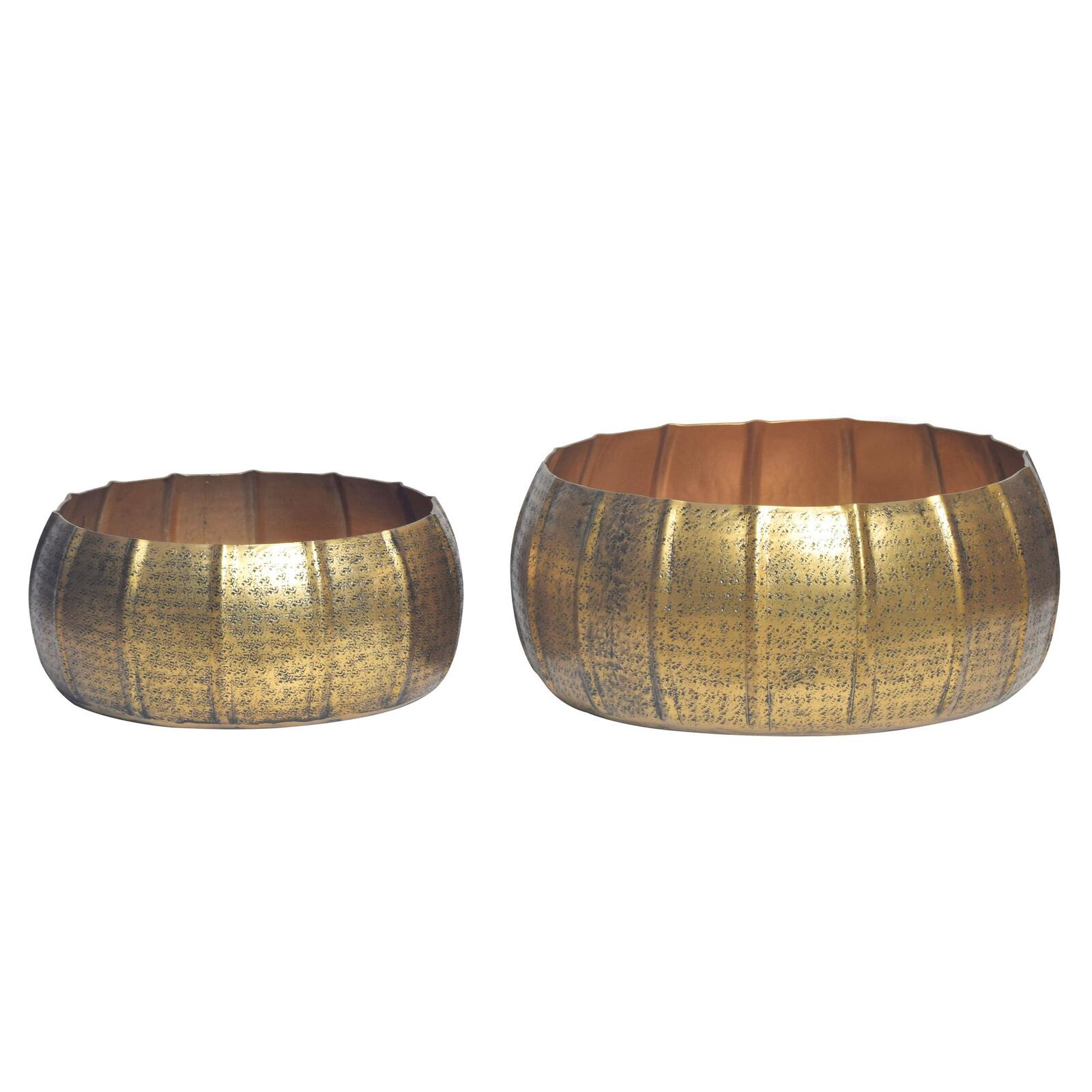 Cache-pot WOHNLING WL7.204 Set 2 pièces doré