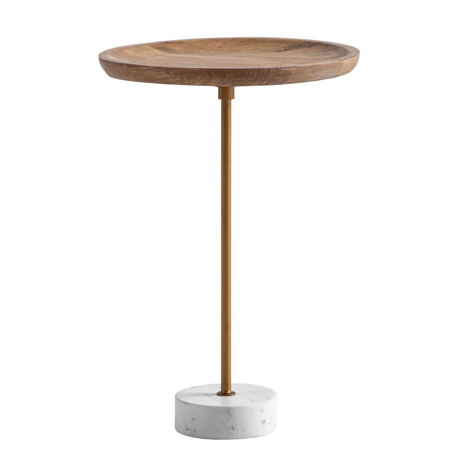 Table basse WOHNLING WL7.217 en bois massif / métal 40x40x55 cm