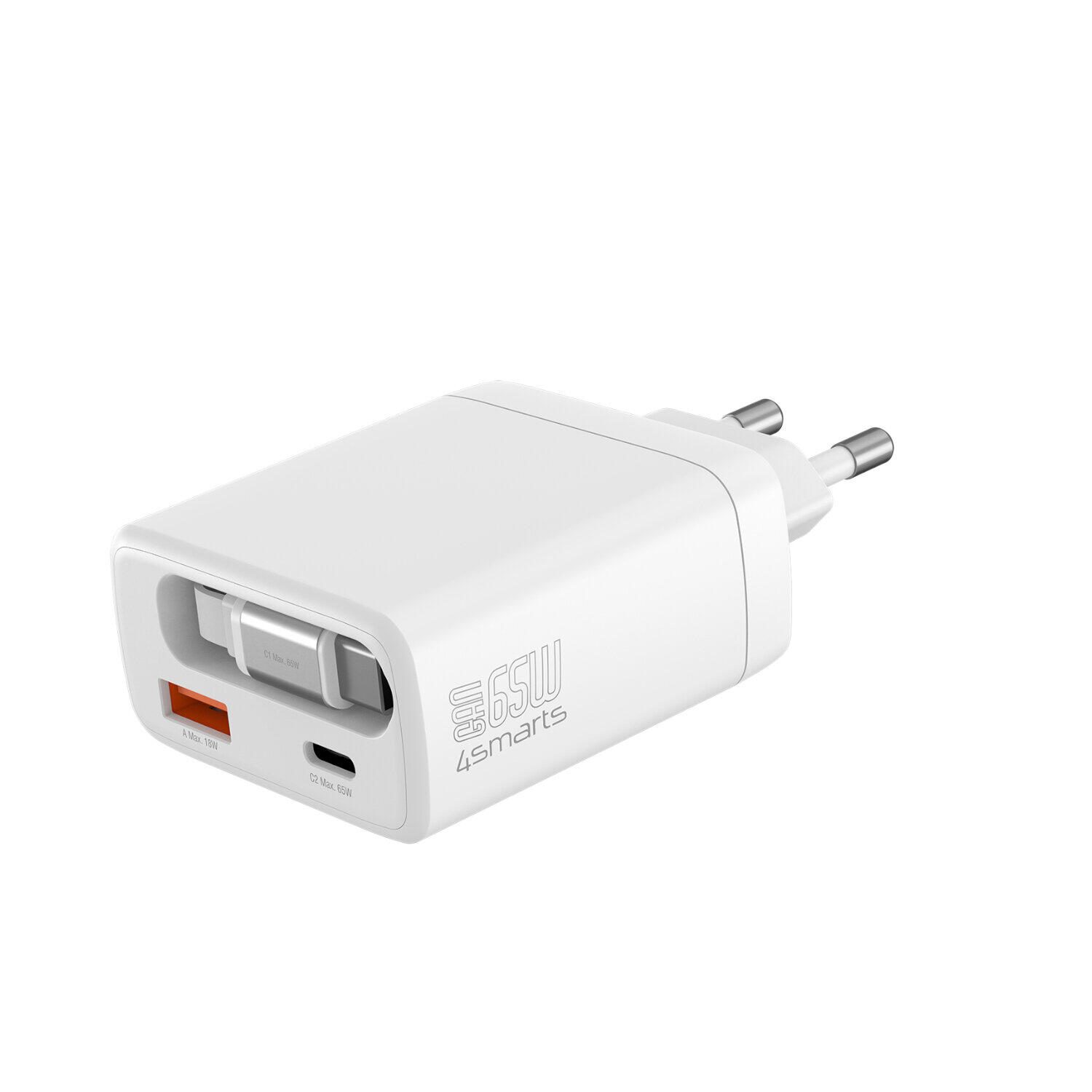 Chargeur secteur USB-C PDPlug Slim 65W GaN Jojo, blanc