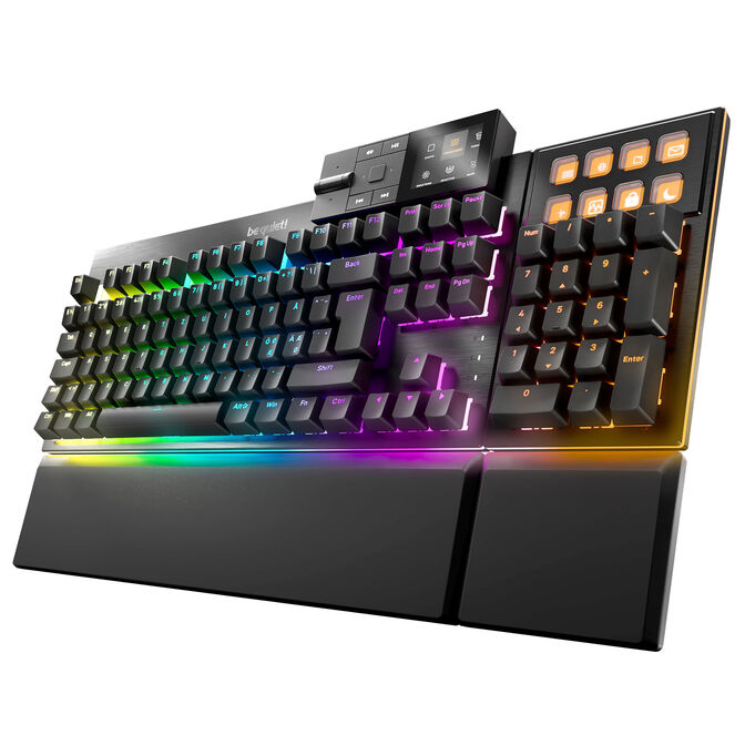 Clavier gaming silencieux be quiet! Dark Mount RGB - commutateurs linéaires silencieux be quiet!, noir