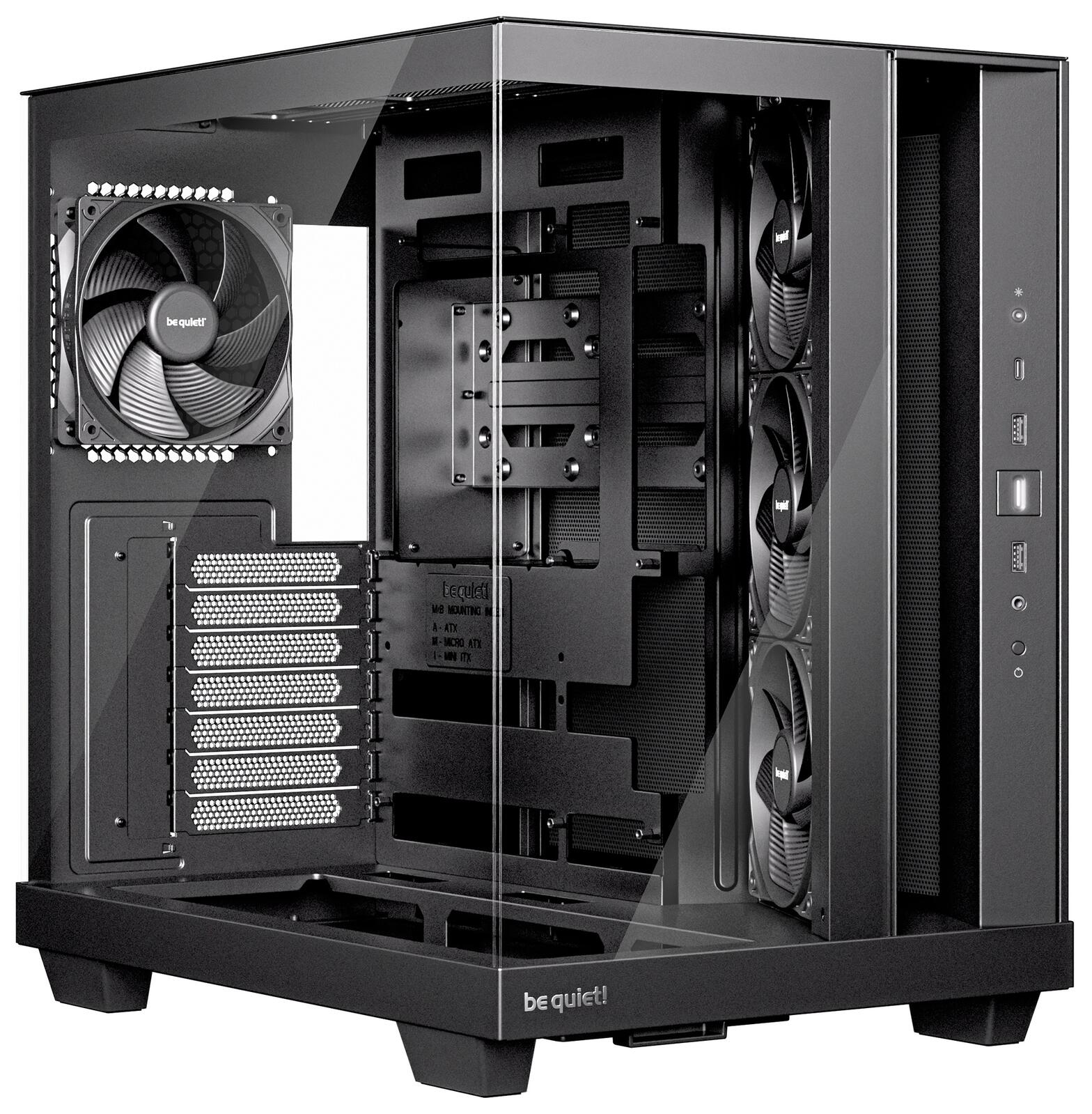 Boîtier PC be quiet! Light Base 500, Midi-Tower, ATX, verre trempé - noir