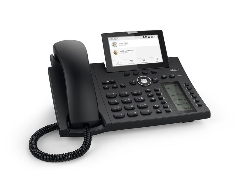 Téléphone VoIP Snom D385N avec affichage du numéro - fonction d'appel à trois voies