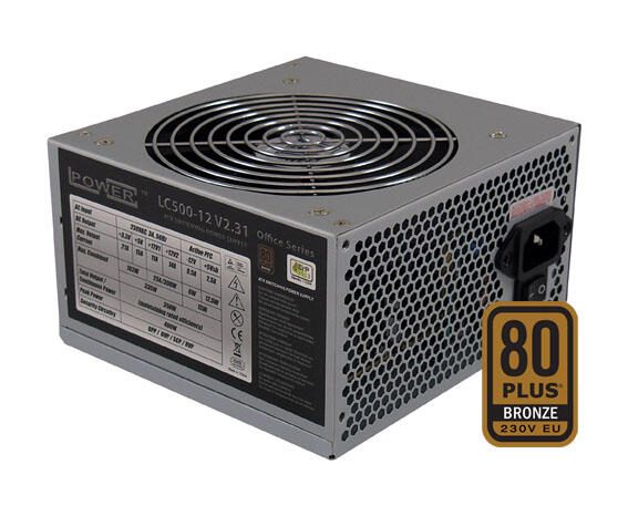 Alimentation LC Power LC500-12 V2.31 400 W 80 Plus Bronze ATX 2.31, 24x1, 1x PCI-Express, SATAx4