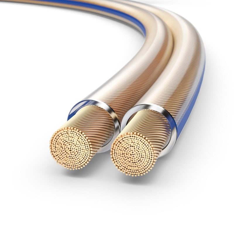 Câble haut-parleur OFC PureLink 2x4,00 mm² (0,10 mm), 15,0 m, transparent