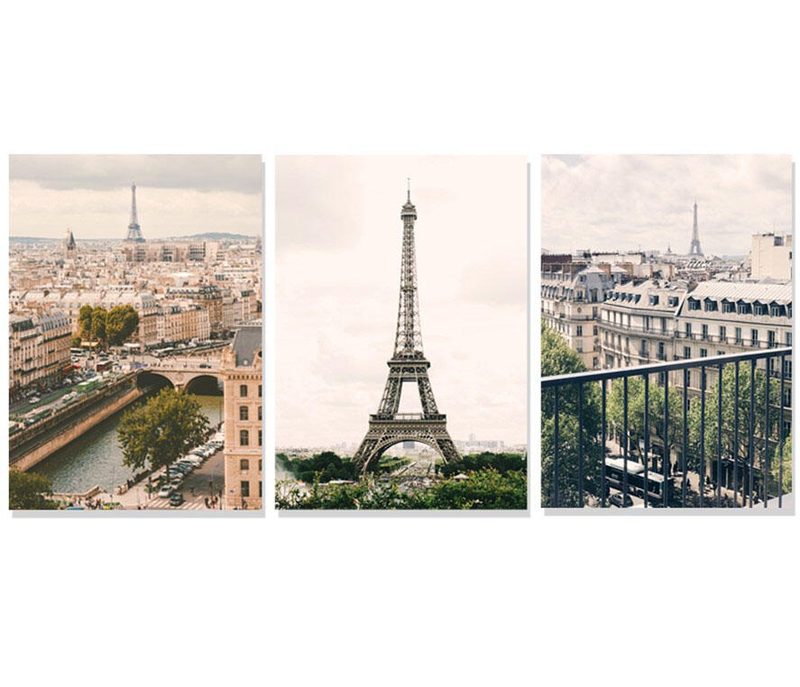 LUMA Set de posters Tour Eiffel