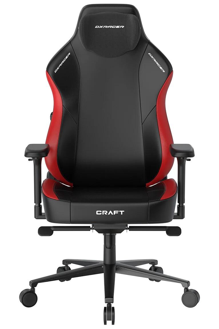 Siège gaming DXRacer Craft série GC/LCF23LTA/NR - Taille Regular / L - Cuir EPU - noir/rouge